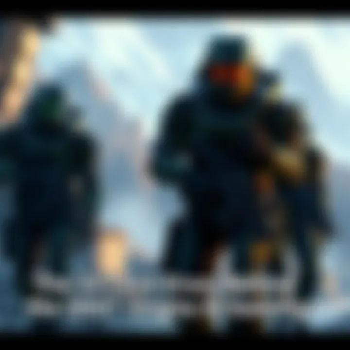 Illustration showing ODSTs in action, wearing tactical armor, and exploring a sci-fi environment, highlighting their unique design and origins.