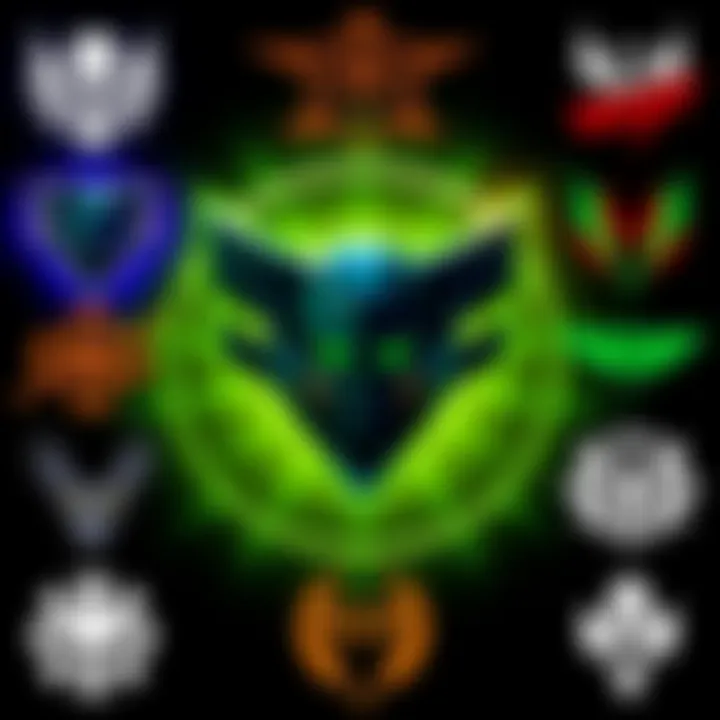 New ODST Crest and Logo Designs A collection of various ODST crest and logo designs showcasing vivid colors and shapes for graphic enthusiasts.
