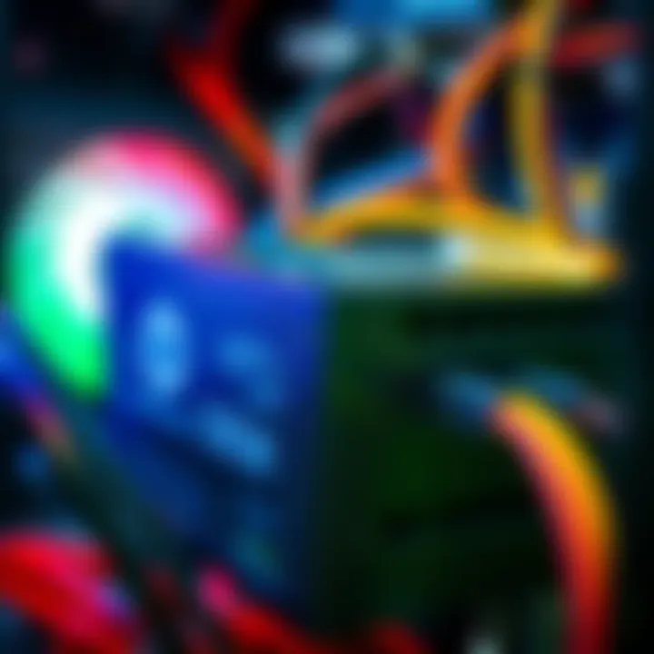 A close-up image of an OEM power supply unit with cables connecting to a computer setup