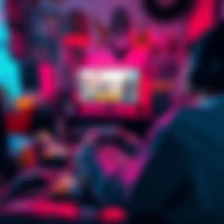 Offline Gaming Recommendations A person playing an offline video game on a console while surrounded by gaming accessories and snacks, showing a fun and relaxed atmosphere without internet connection.