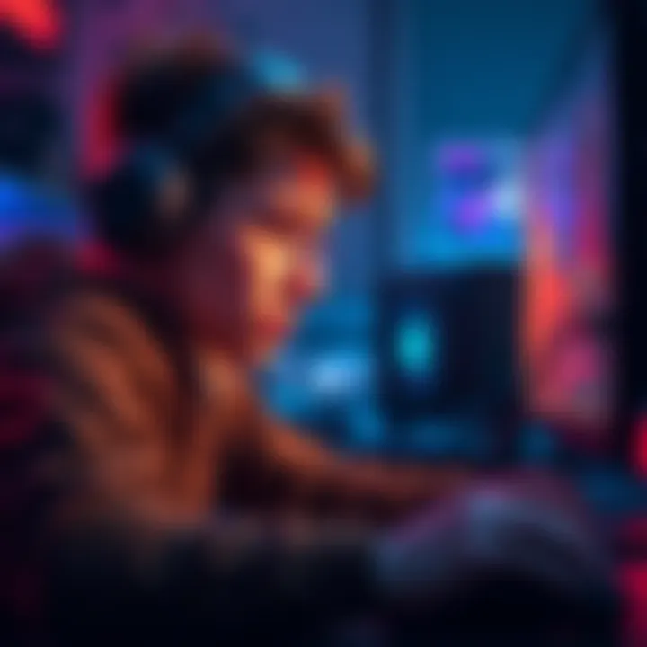 A gamer looking frustrated while trying to access mod saves on their computer without internet connection.