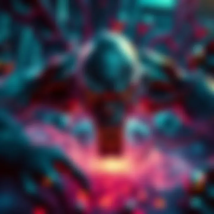 An abstract representation of ogre.exe showcasing its advanced functionalities in technology