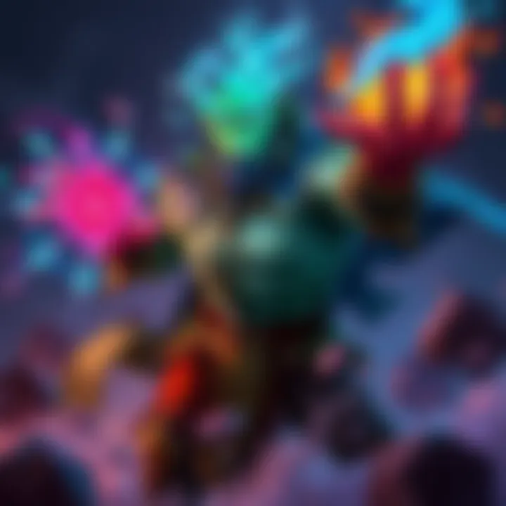 Ogre Magi in Action Ogre Magi casting spells in a game, showcasing current build strategies and roles.