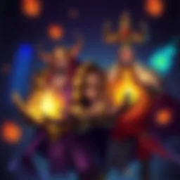 Ogre Magi and Invoker with Hand of Midas Ogre Magi and Invoker in a game setting, showcasing the Hand of Midas item, highlighting their strategic roles in gameplay.