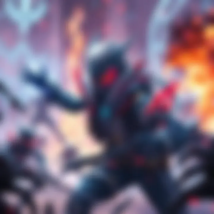 Ohne emerges during a dynamic domain expansion scene, showcasing intense energy and colorful effects as characters engage in battle.