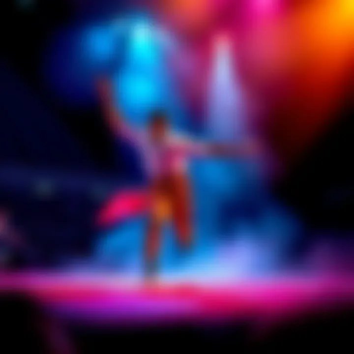 oKhalid performing during a competition, showcasing his skills and competitive spirit