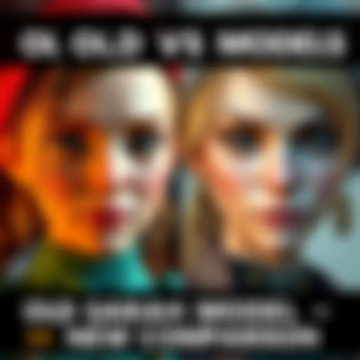 Comparison of Old and New Sarah Models Visual side-by-side of the old Sarah model next to the new Sarah model, showcasing their design differences and skin sets.