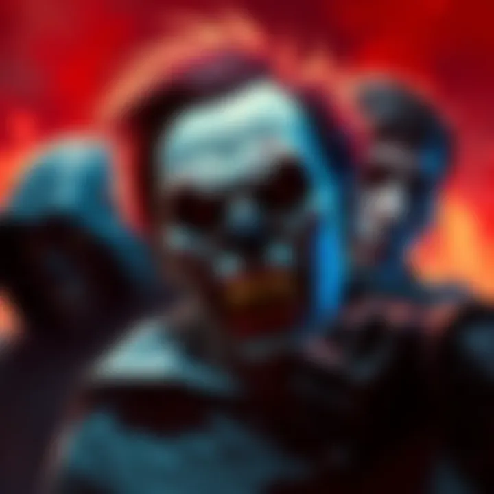 Old Character Portraits in Horror Games A collection of old character portraits showcasing frightening killers and serious survivors from horror games.