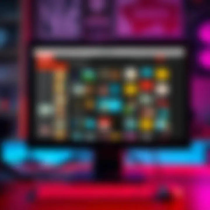 A computer screen showing old game files with vibrant colors and characters from the Stasis era, evoking nostalgia.