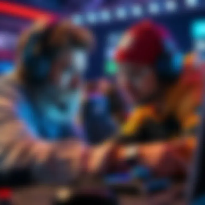 Old Ocean and Cheeseburger in action during a competitive gaming match at OWCS Korea