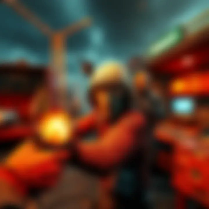 A vintage photo showing a scene from a forgotten shooter game from 2004-2009, featuring vivid graphics and action-packed gameplay.