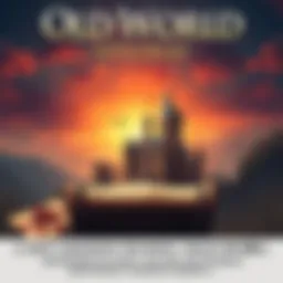 Old World Giveaway Announcement A medieval-themed graphic inviting people to share their favorite medieval fact for a giveaway, featuring a castle and scrolls.