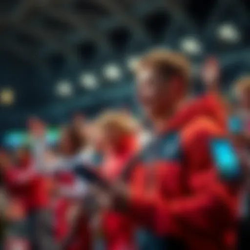 An Olympic champion participating in an interactive Instagram chat with excited fans