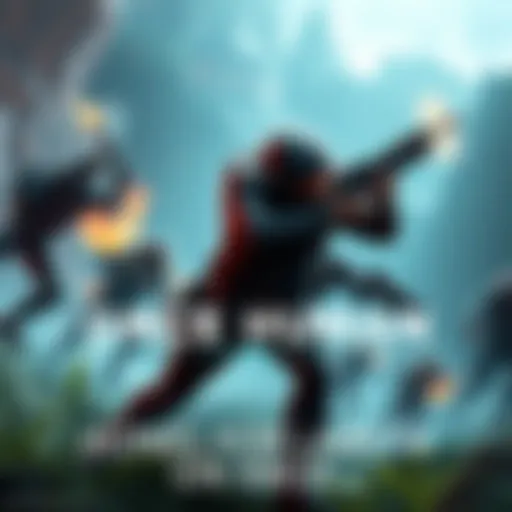 A player fighting in a supernatural world as part of the Once Human closed beta on Xbox, showcasing teamwork and survival skills.