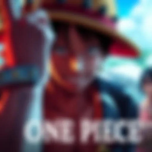 One Piece Character Moment A key character from One Piece in a dramatic scene, showcasing emotions and tension in the storyline.