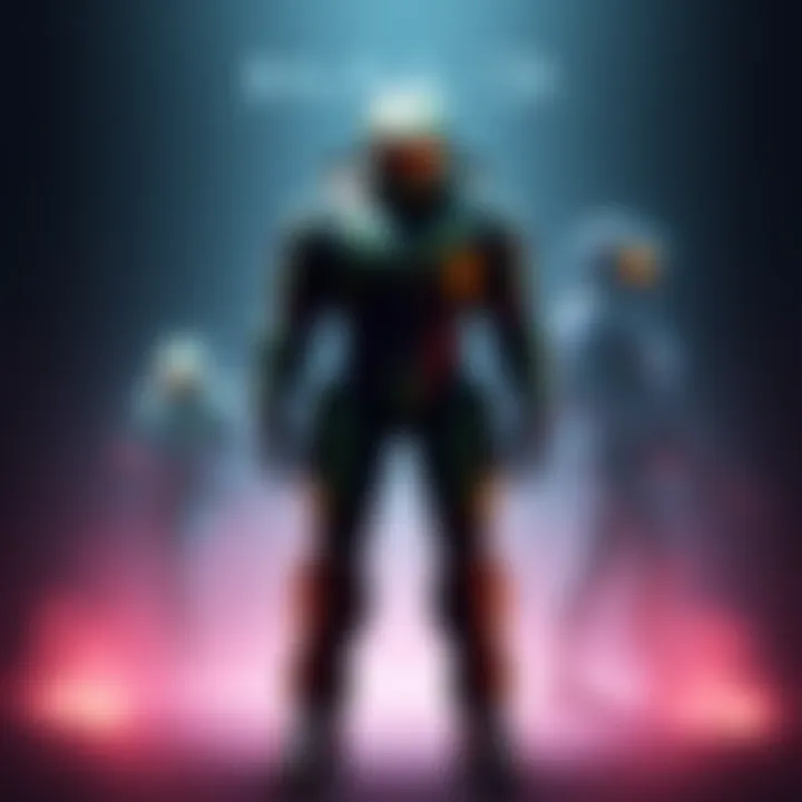 ONI-Themed Armor Design Concept art of a new ONI-themed armor set for Halo Infinite, featuring designs inspired by Marine and ODST armor with elements from Halo characters.