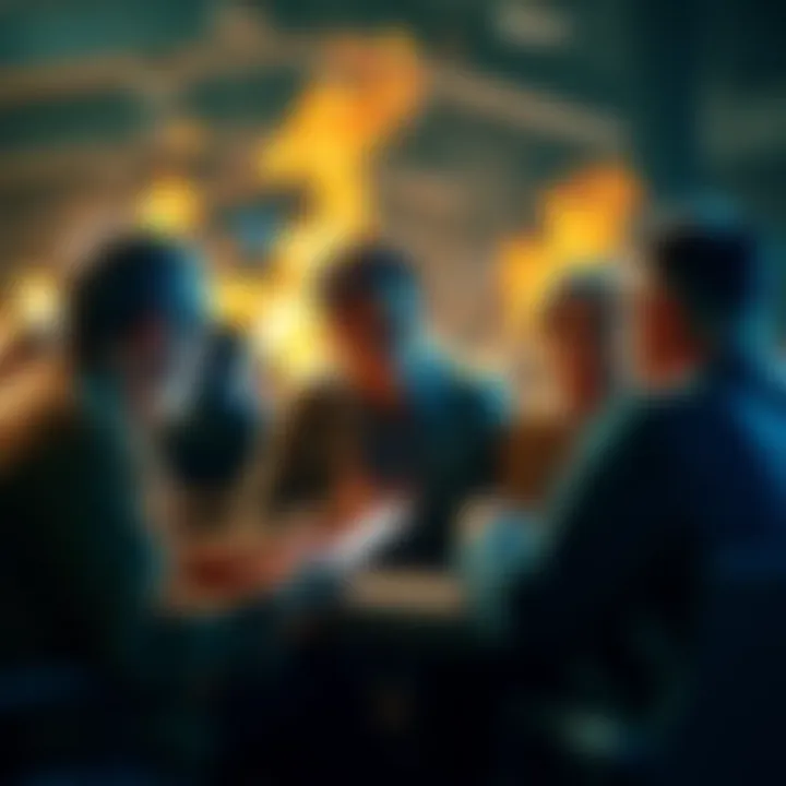 People engaged in a heated discussion about personal finance choices on social media