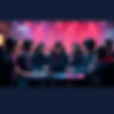 Online gaming community Players discussing game activity in an online forum