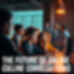 A group of people interacting on a forum website, sharing ideas and comments