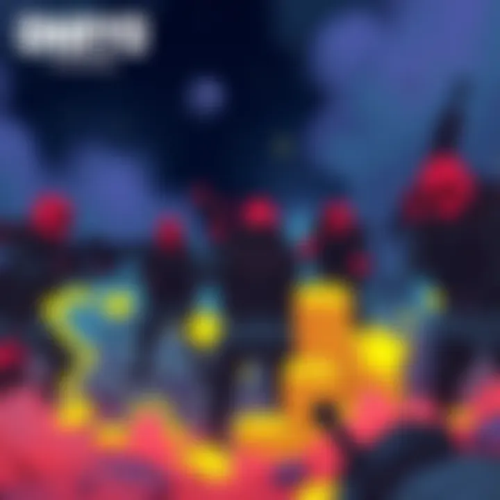 Illustration showing Onryo tokens being earned by a team in a survival game setting, highlighting teamwork and rewards.