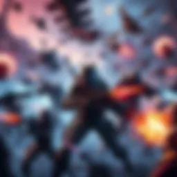 Players engaged in fast-paced battles showcasing the challenges of Onslaught Mode.