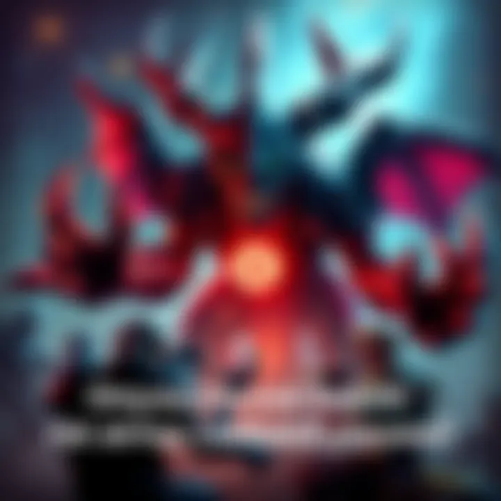 Onyxia in a gaming scene Onyxia shown with 4 health in a digital game setting, players debating about health mechanics.