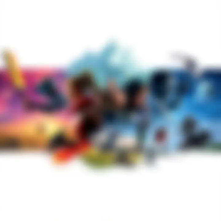 A collage of gaming characters and landscapes from various open world games that appeal to different players.