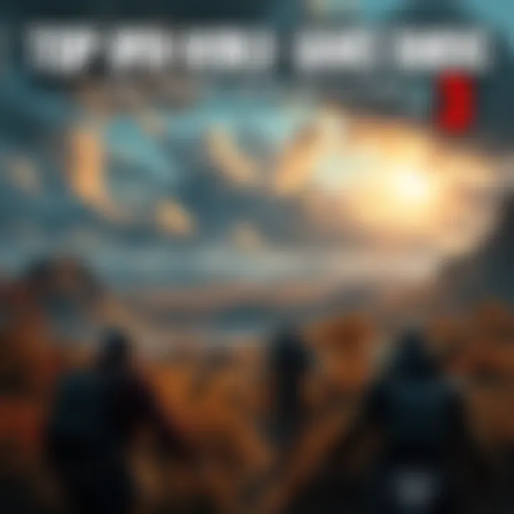 Various open-world game scenes showcasing exploration and adventures in rich environments.