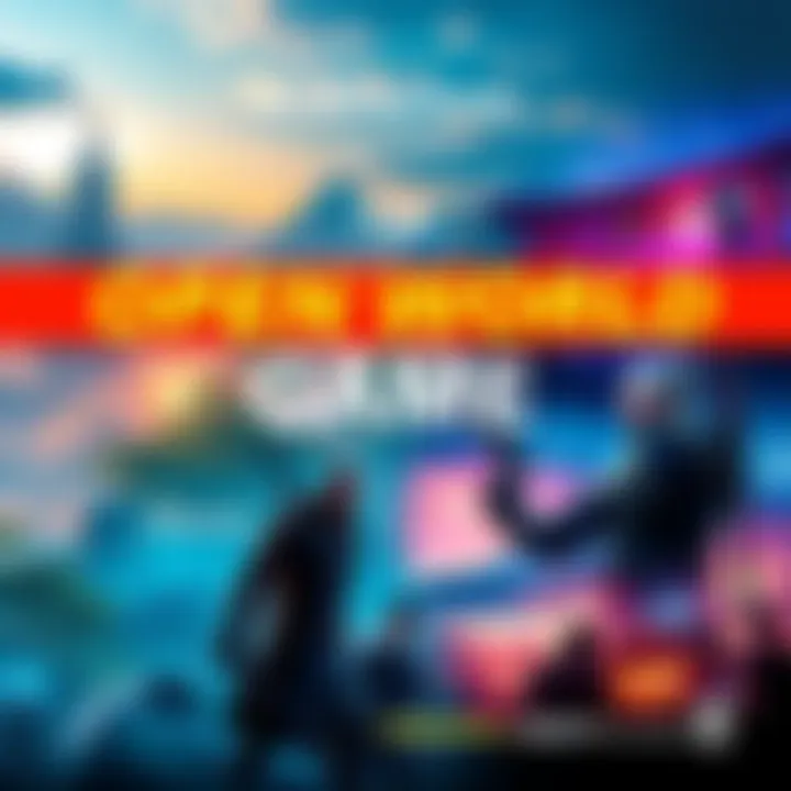 A collage of popular open world games featuring characters and scenes from Cyberpunk 2077 and Ghost of Tsushima