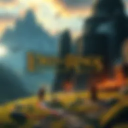 Developers creating a new open world game inspired by Lord of the Rings with fantasy landscapes and characters