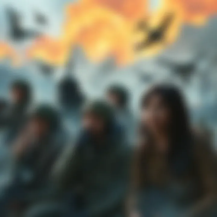 A group of players enjoying action-packed open world military games on Xbox, showcasing different game environments and characters