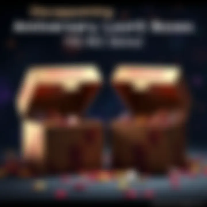 Opened loot boxes with no new skins Two opened anniversary loot boxes showing empty contents and disappointment