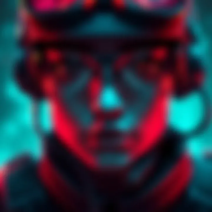 A close-up of a game character in Jade Shadows showing poor lip syncing and visual bugs during gameplay.