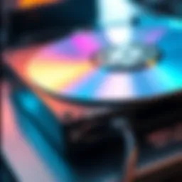 An optical disc drive showing a loose cable connection at the port