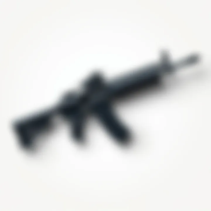 A well-equipped AK117 rifle showcasing a balance of speed and low recoil features, set against a neutral background.