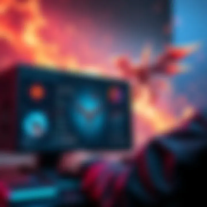 A gamer adjusting settings on a PC for Stellar Blade, showcasing 4K visuals and performance enhancements.