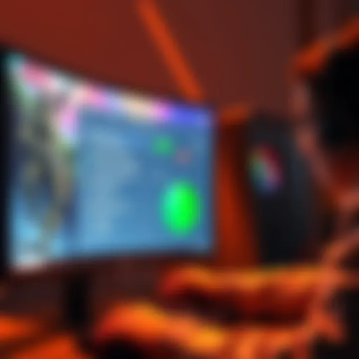 A person adjusting game settings on a low-spec PC for better performance