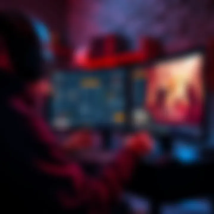 A gamer adjusting settings on a computer for Counter-Strike 2, displaying the Ryzen 4650G and RTX 3060 graphics card.