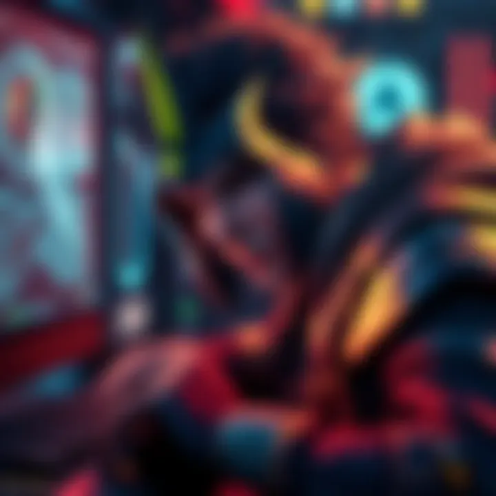 Optimizing Divinity Game A graphic showing a character from Divinity focusing on a computer screen with RAM components