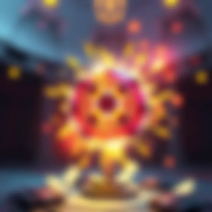 A colorful orb generating energy within a game environment, highlighting new armor slots and strategies for building in 2025.