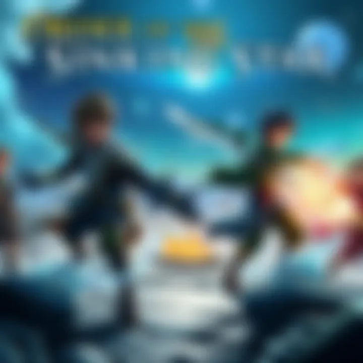Gameplay scene from Order of the Sinking Star showing characters battling in an adventure setting