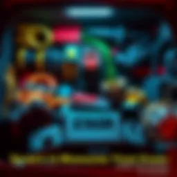 A neatly arranged gaming inventory showcasing only essential items, with unnecessary gear removed, symbolizing efficient stash management.