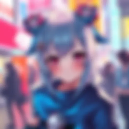 Unique artwork showcasing Chrome-chan created by Merryweather Comics