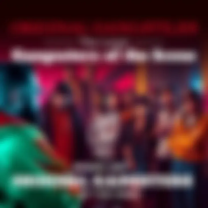 A group of influential figures from the scene gathered together, discussing their impact and history in the community.