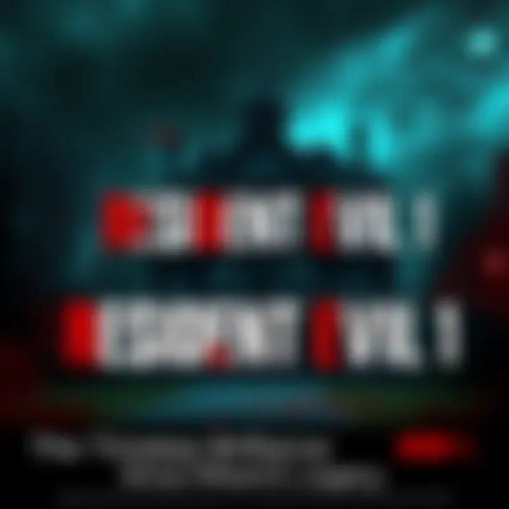 Cover art of the original Resident Evil 1 featuring the iconic mansion and characters like Chris and Jill