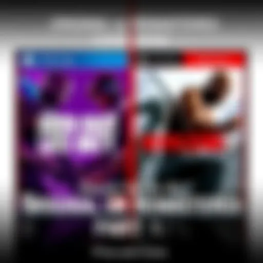 Side by side view of Original and Remastered game cover art, highlighting differences in artwork and quality.