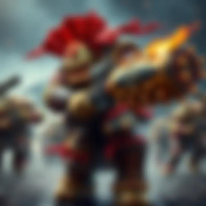 Orks in Warhammer 40,000: Dawn of War 4 A fierce Ork warrior charging into battle with a massive weapon in the new Dawn of War 4 trailer.