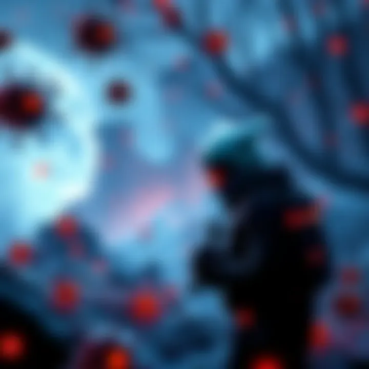 Orokin Cells in Game A player character searching for Orokin cells amidst a vibrant game environment with quest markers visible