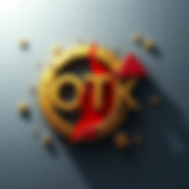 A broken logo representing the collapse of OTK, showing cracks and fragmentation