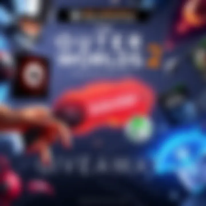 The Outer Worlds 2 Premium Edition Giveaway A digital key for The Outer Worlds 2 Premium Edition surrounded by game-themed graphics